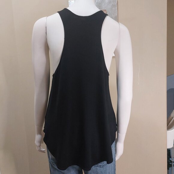 Aritzia Wilfred Free Black Burnette Trapeze Knit Tank Top - Picture 3 of 8